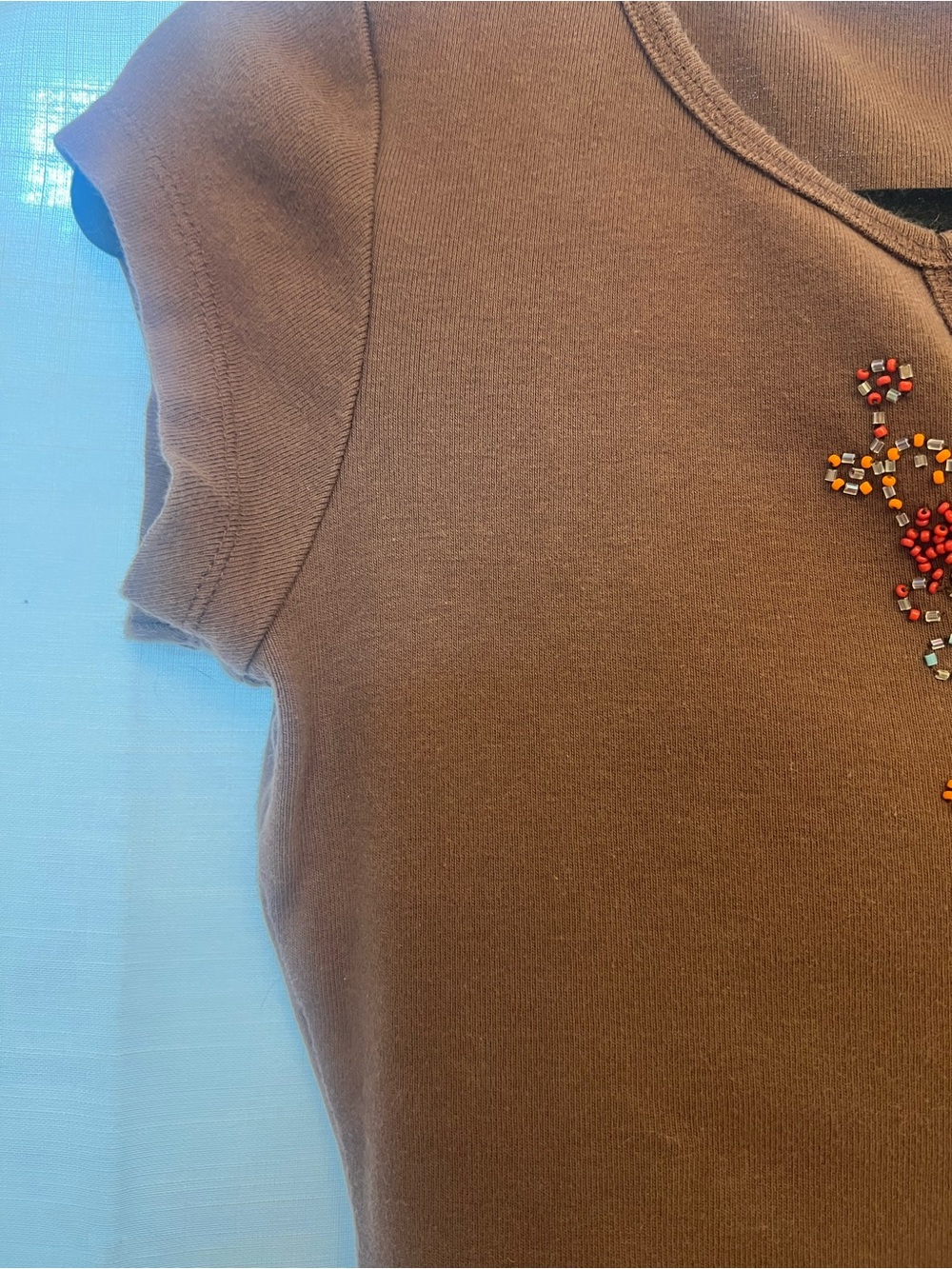 Beautiful Bead-Embellished Top! - Picture 4 of 6